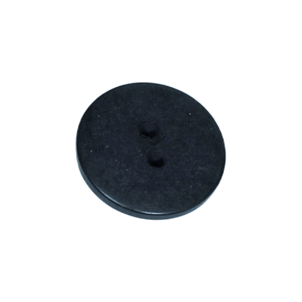 Black button with 2 holes