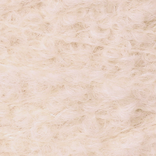 Swan boucle yarn with alpaca and merino c. white