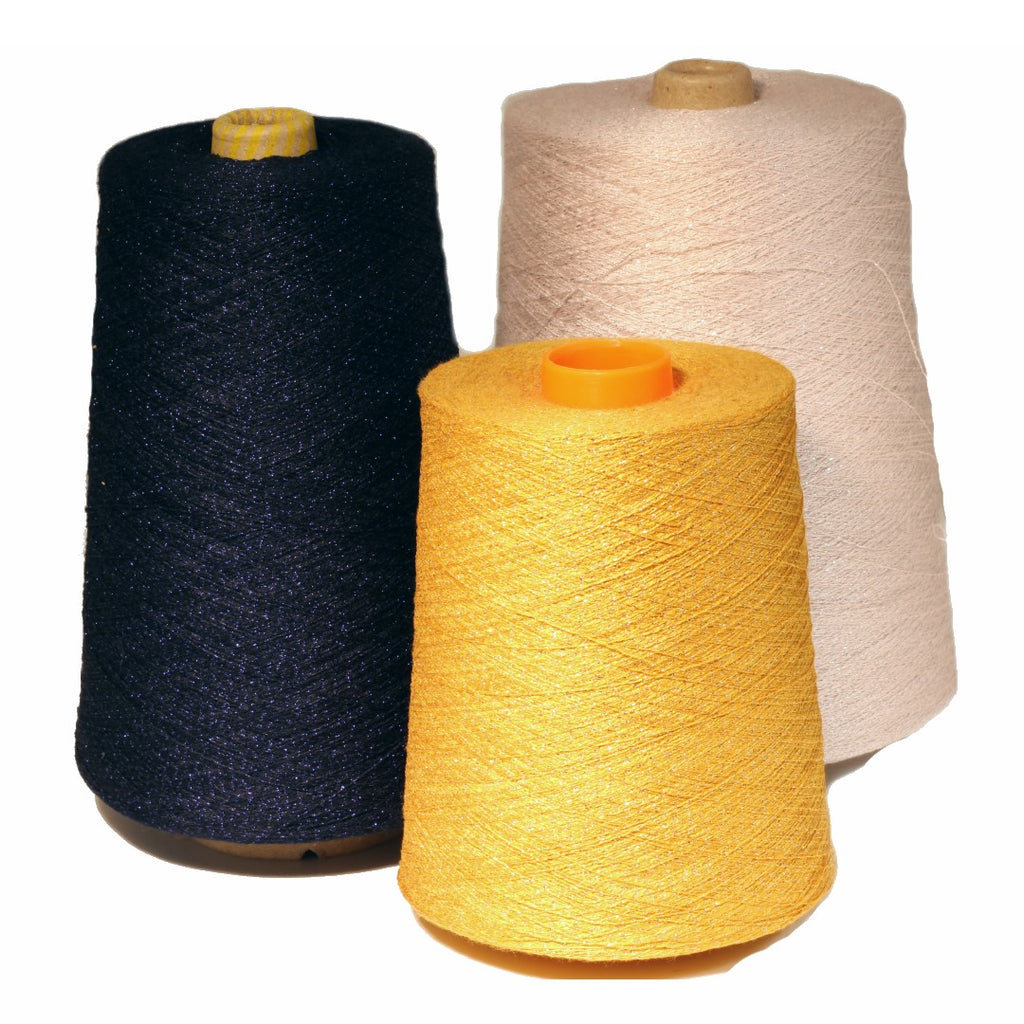 Dianalux,thin viscose yarn with golden thread
