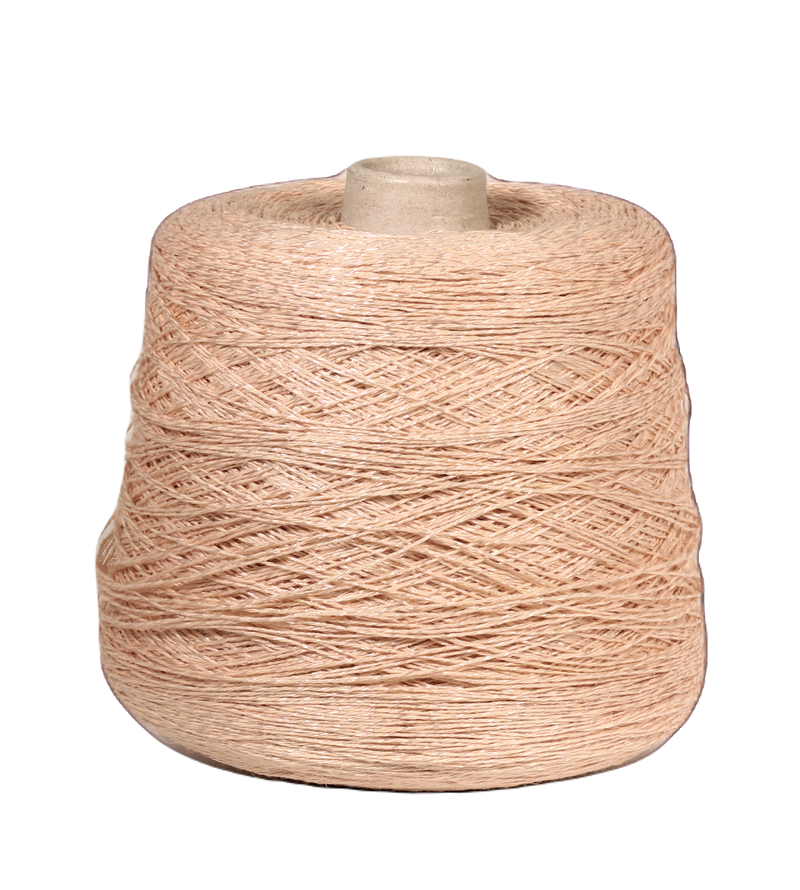 Linochic linen with viscose yarn on cone