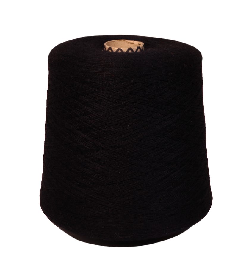 Ogre thin lace yarn with merino c.black