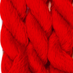Embroidery yarn merinowool c. 163 red