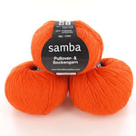 Samba wool and polyamide 840 orange