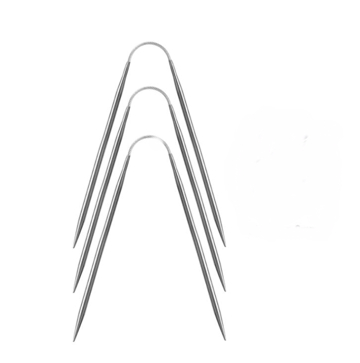 Double pointed needles, circular needles
