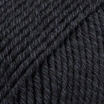 DROPS Cotton Merino black uni colour 02