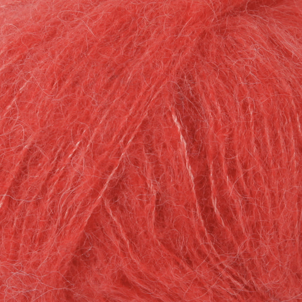 Drops Brushed Alpaca Silk coral uni colour 06
