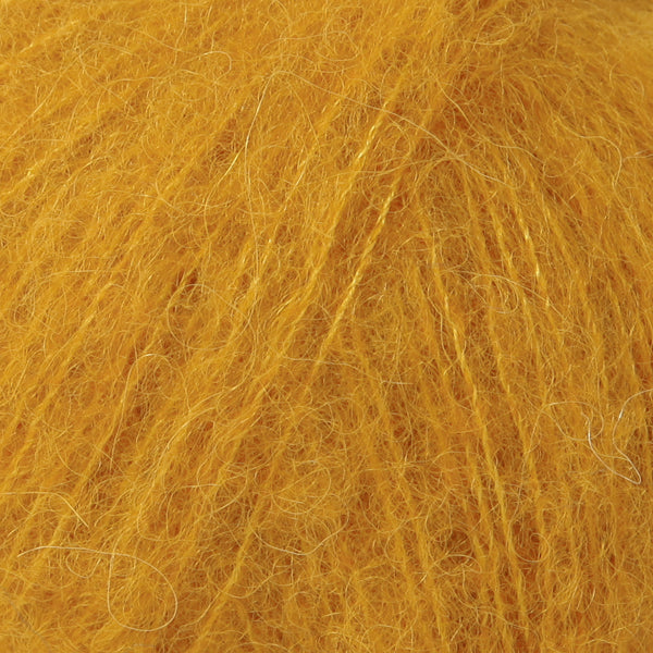 Drops Brushed Alpaca Silk curry uni colour 19