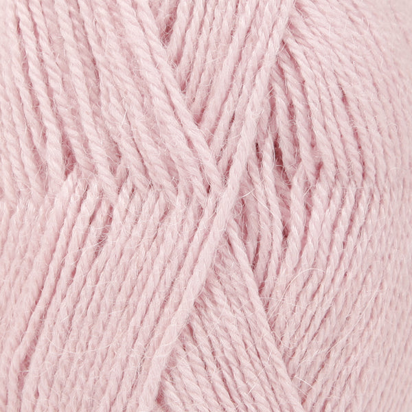 Drops Alpaca Unicolor dusty pink uni colour 3112