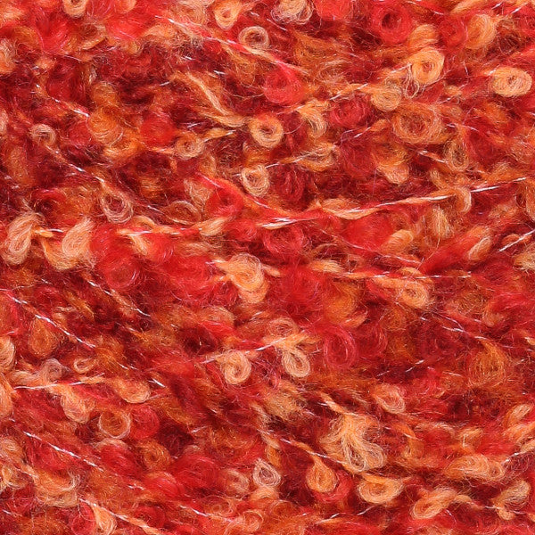 Figaro c.1207 orange colors boucle yarn