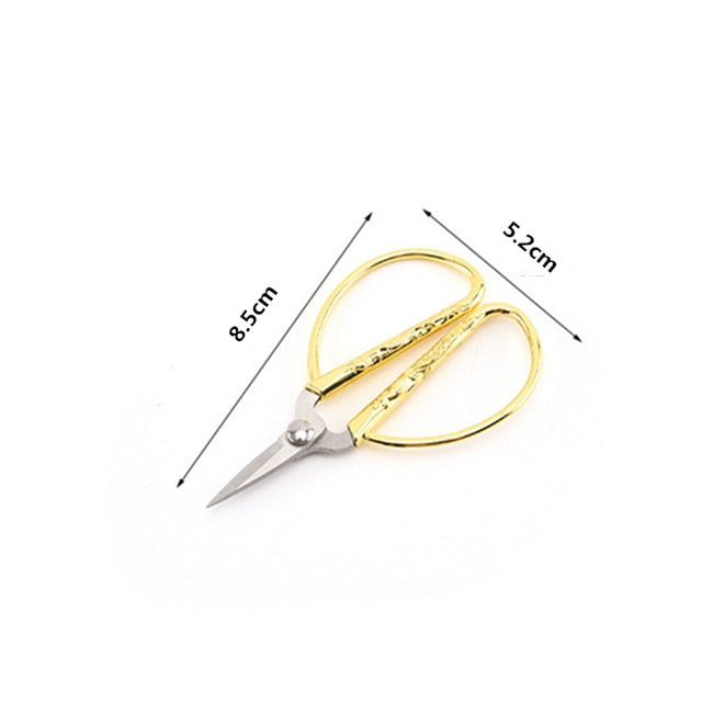 Craft scissors gold with silver