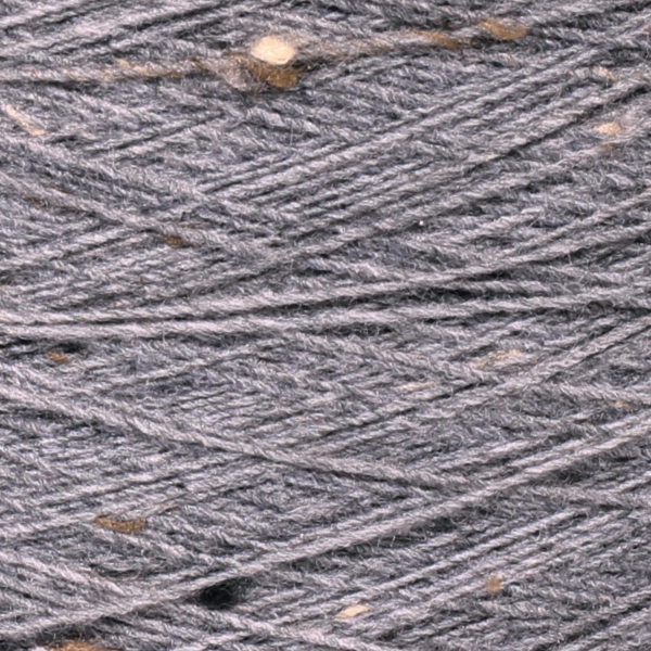 Koslan thin wool with tweed dots c. grey