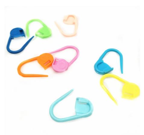 Plastic Resin Clip Locking Stitch Markers