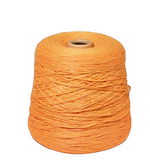 Marine cotton yarn with shine