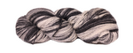 Artistic 2 ply multicolored woolyarn from Estonia c. black white
