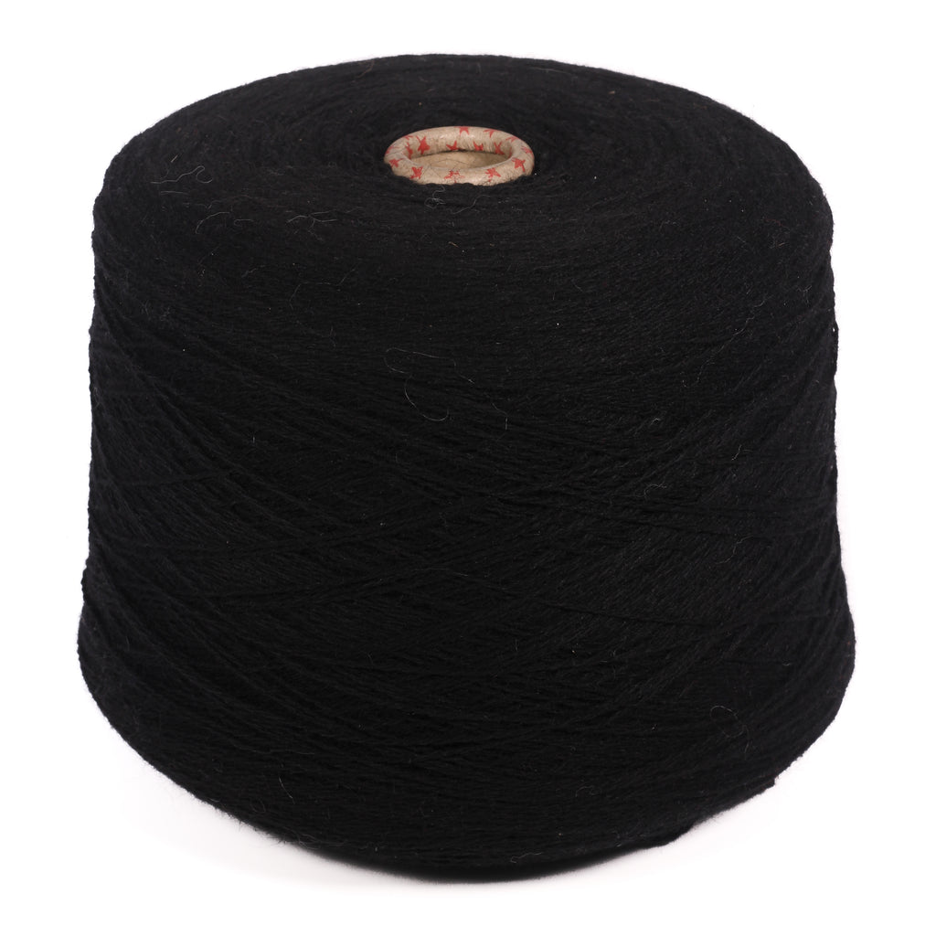 Shetland wool 3 ply c. noir