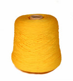 Spike mercerized cotton yarn on cone, c. sun yellow