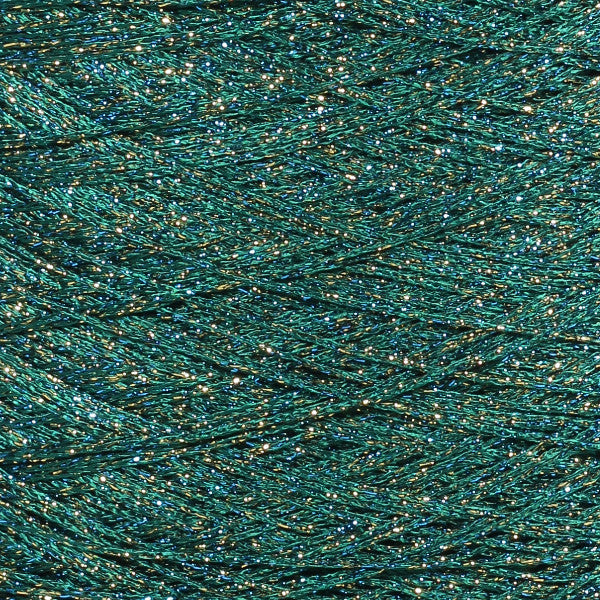 Starlet - Lux viscose yarn with gold c.V4Y bright green with gold