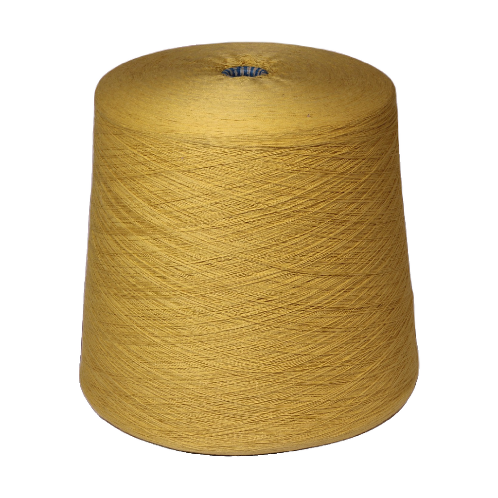 Yuma c.PC5 yellow cotton yarn on cone