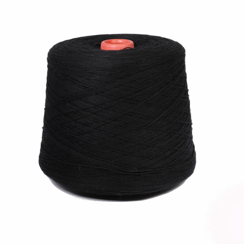 Cotone 20/3 black c.nero - yarn with spool
