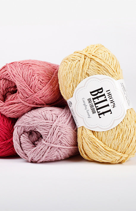Drops Belle yarn with cotton, linen and viscose