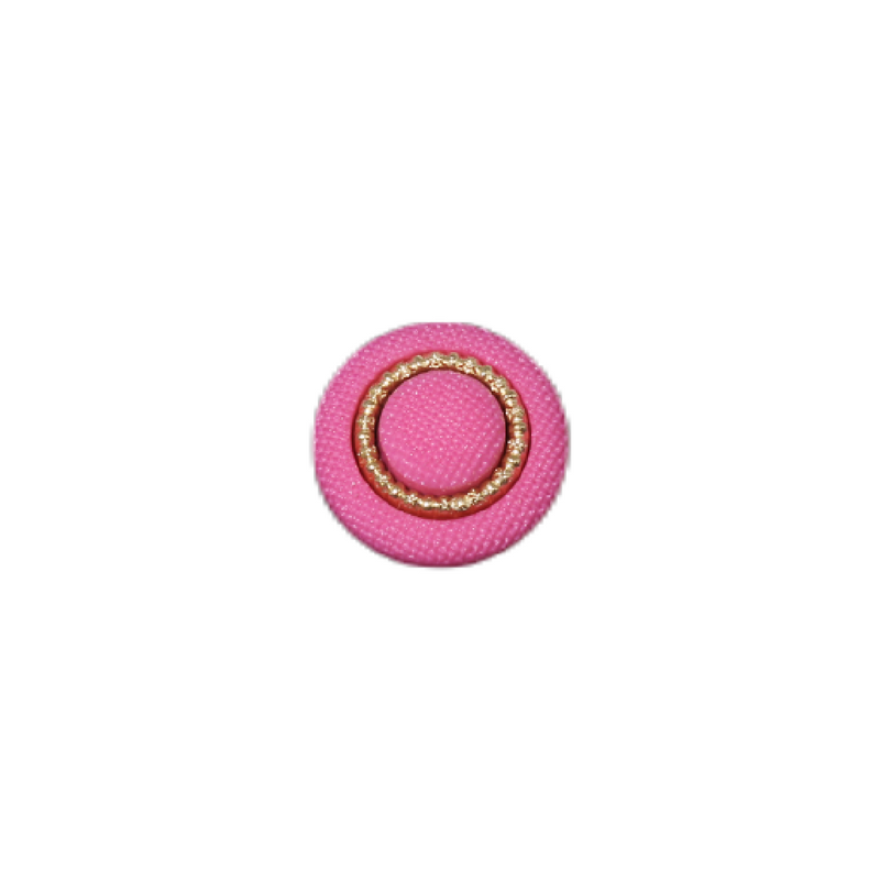 Pink withgold button on heele