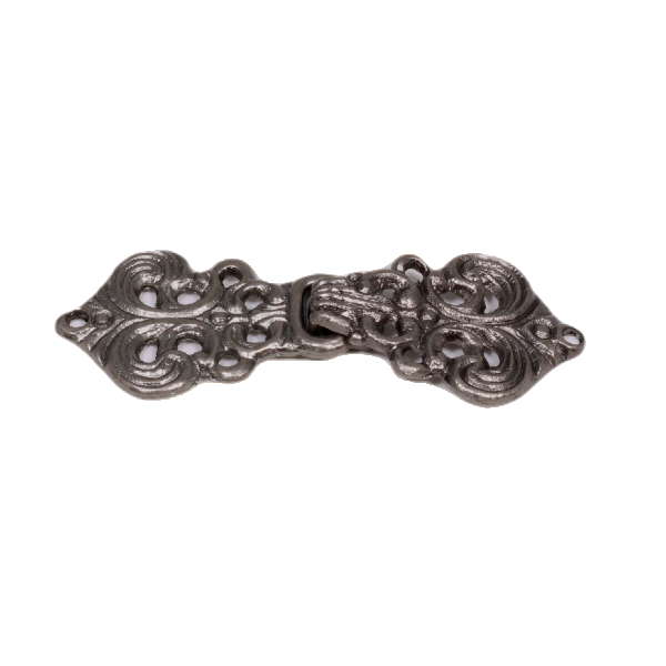 Norwegian type hook, antique silver