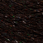 Puzzle tweed merino yarn c.1 dark brown with different tweed colors