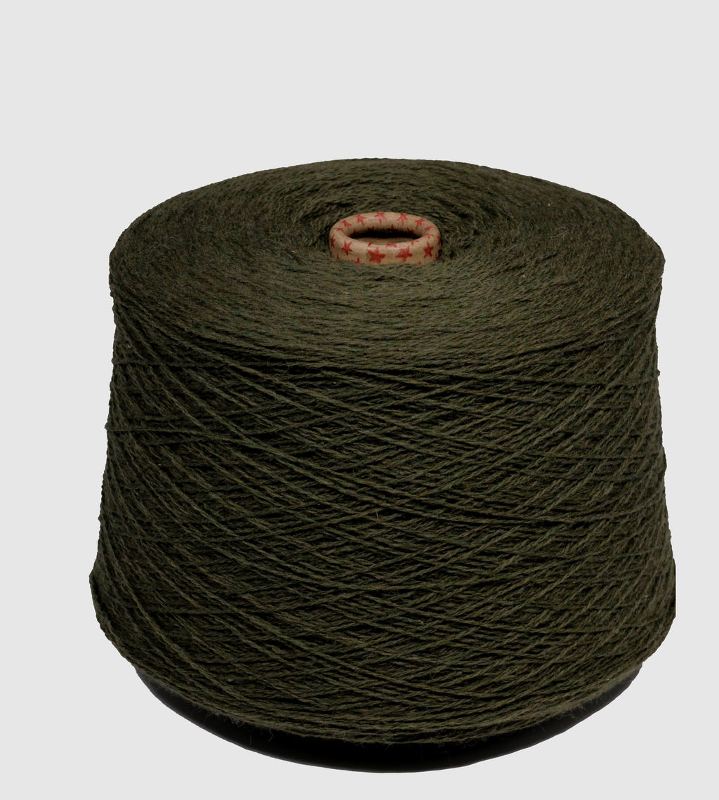 Shetland wool 3 ply c. armee
