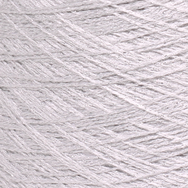 Twinkle yarn with viscose c.NW7 silver