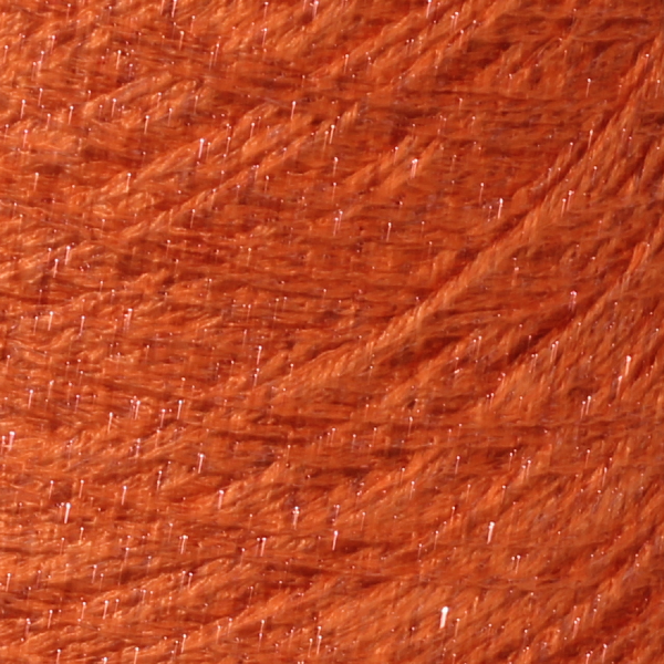Twinkle yarn with viscose  orange c. V8G