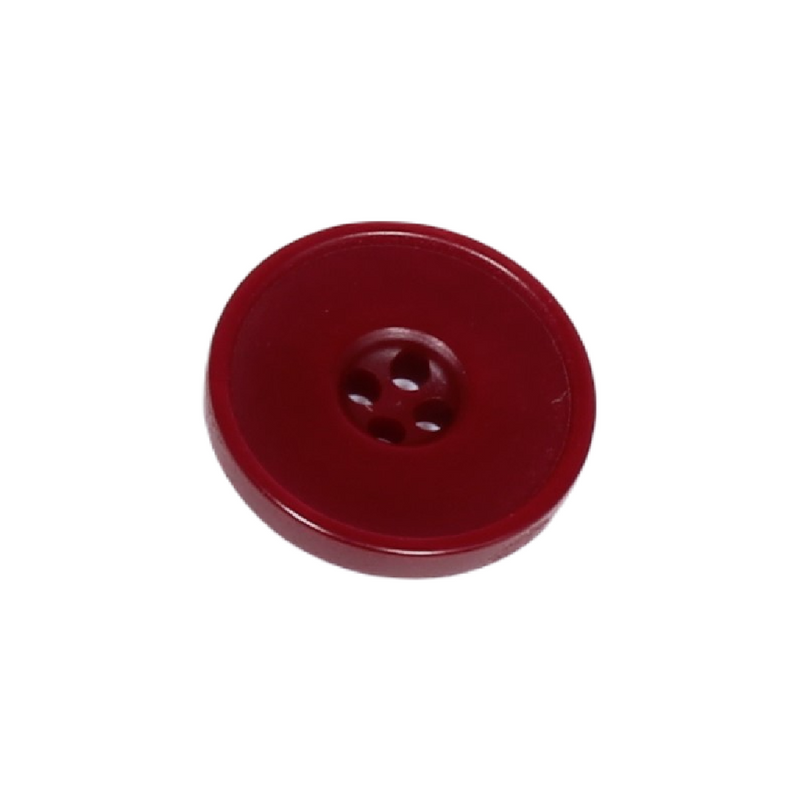 Elegant, red button 4 holes